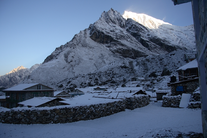 Morning after snowfall