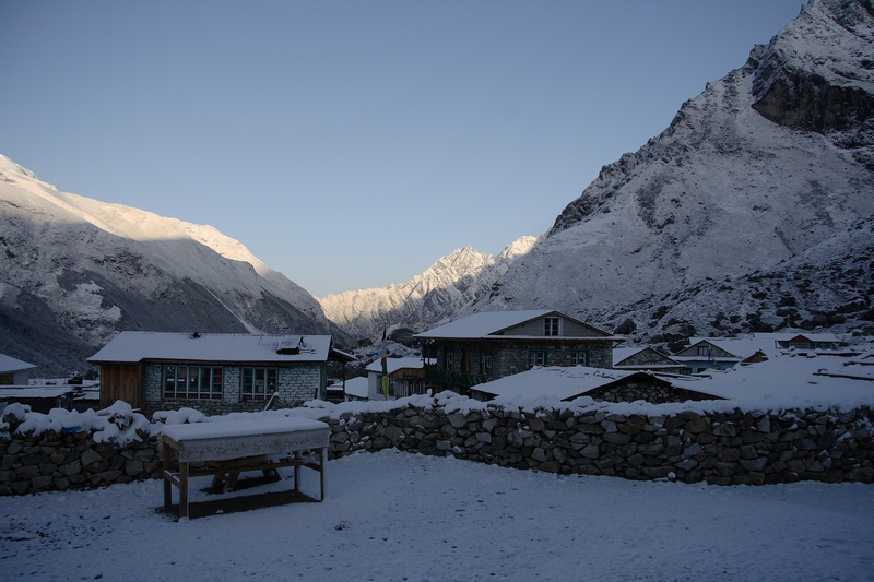 Morning after snowfall