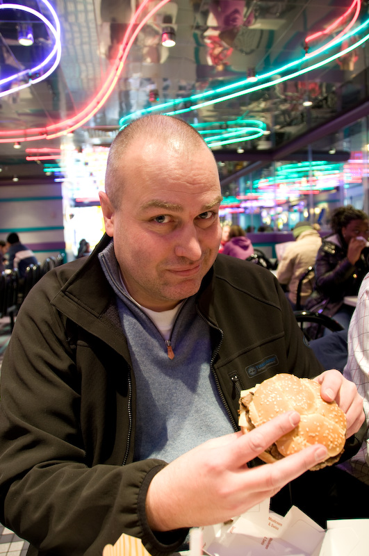 Me at McDonalds in New York