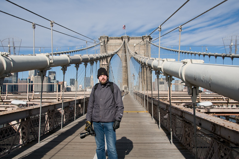 Robban on Brooklyn Bridge