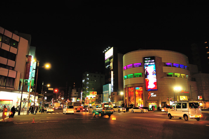 Monzen-Nakacho by Night