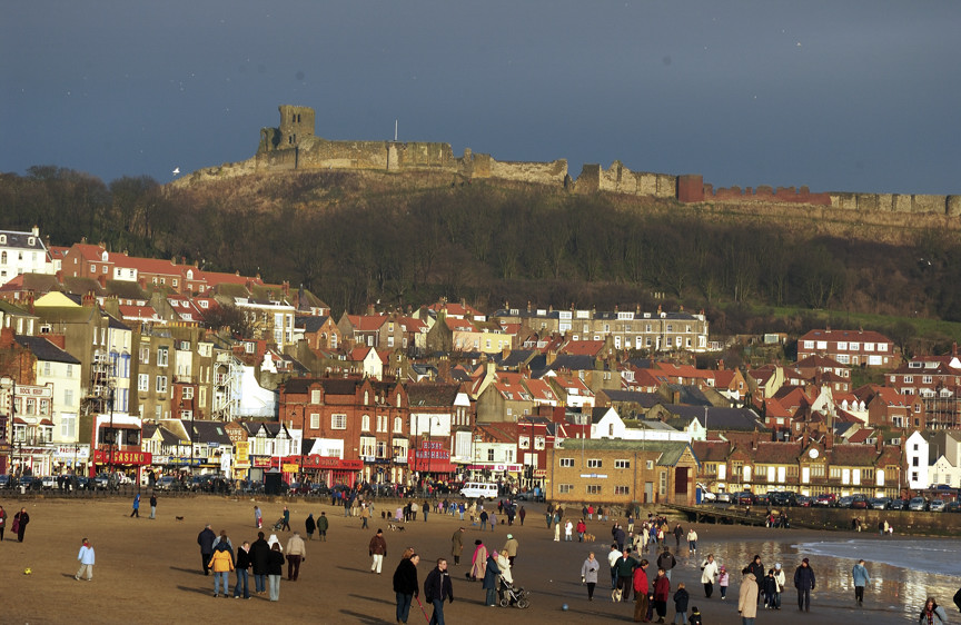 Scarborough Beach on a Snowy First of Year Day