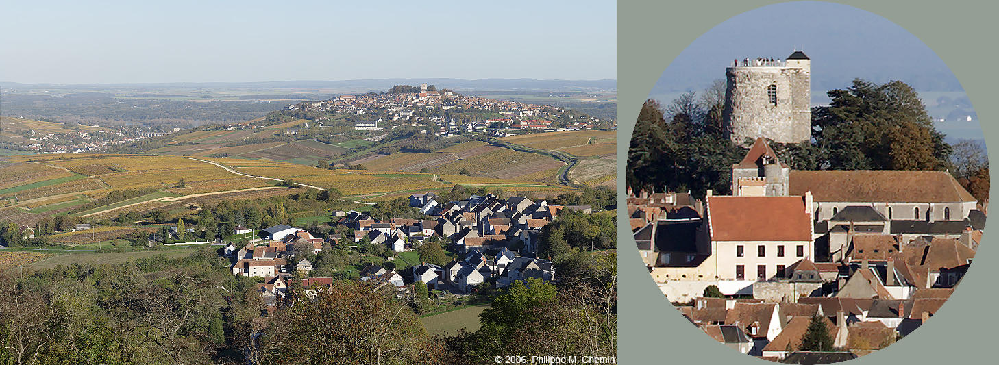 Amigny, Saint-Satur and Sancerre & a full size detail from 100 mega pixels