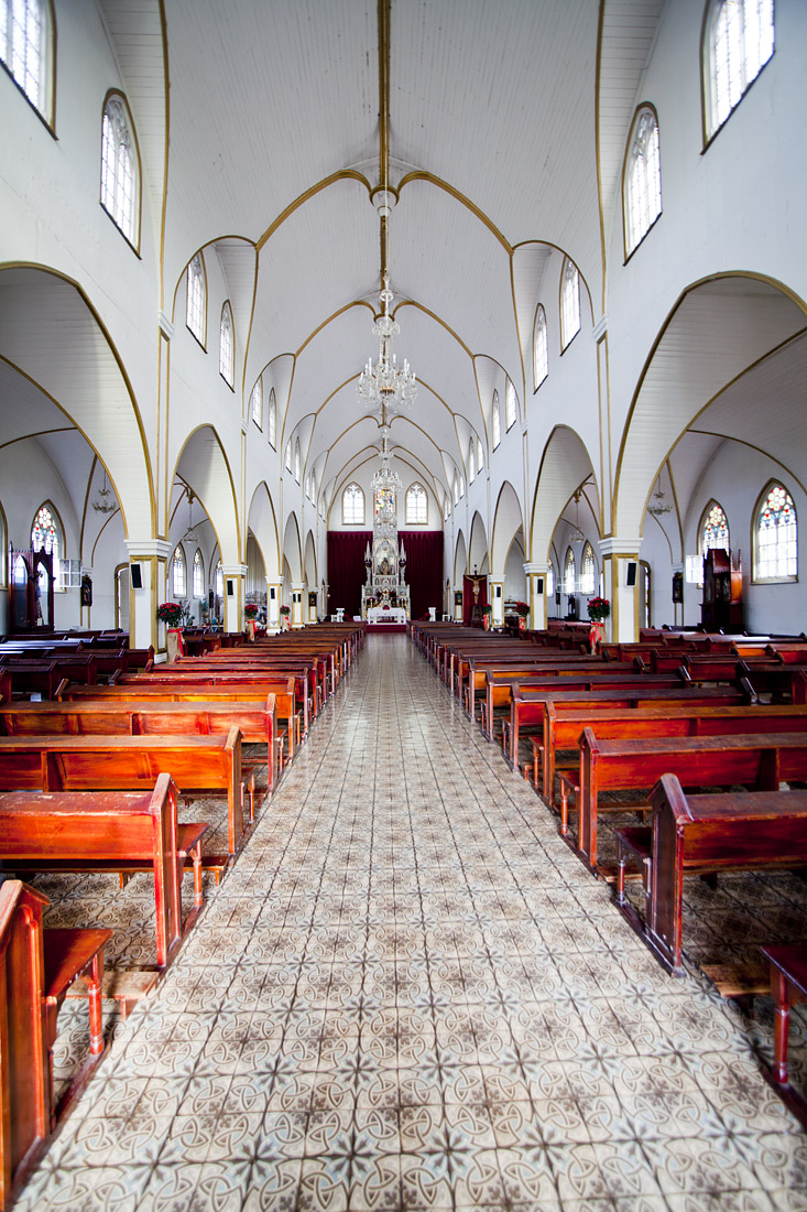 Inside of the Church at Grecia