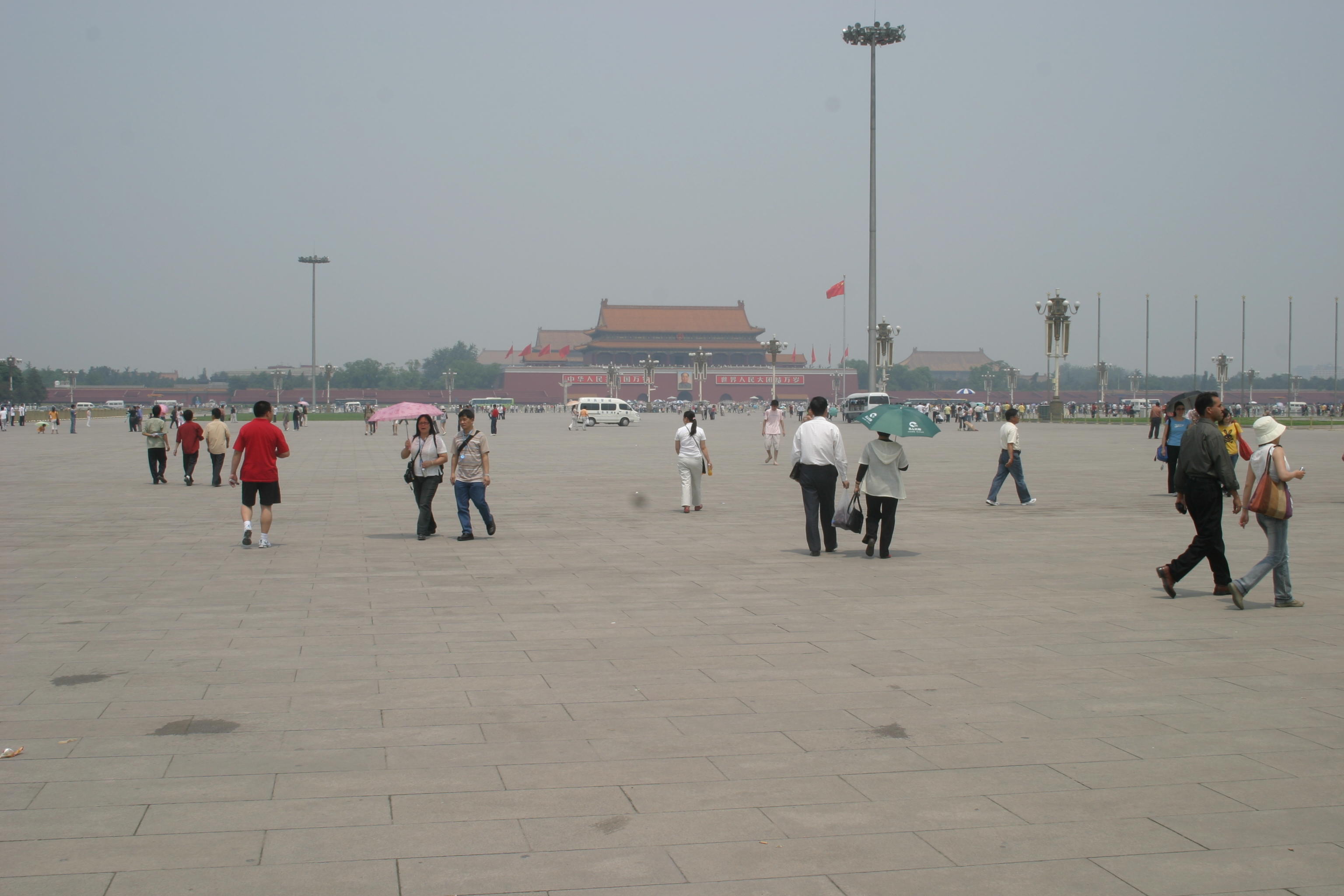 Tianamen Square lookig towards Imperial Palace.