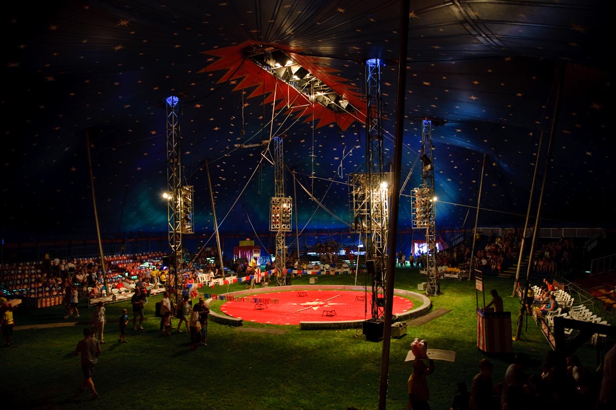 under the big top