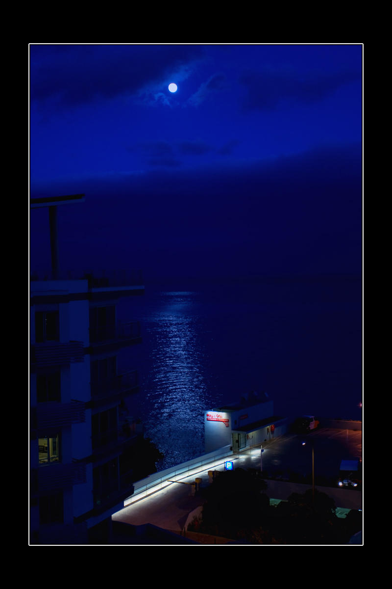2009 - View from apartment at night - Funchal, Madeira - Portugal
