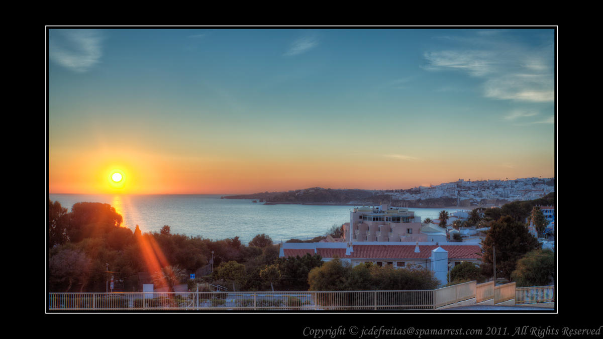 2012 - Our first sunset in Albufeira, Algarve - Portugal