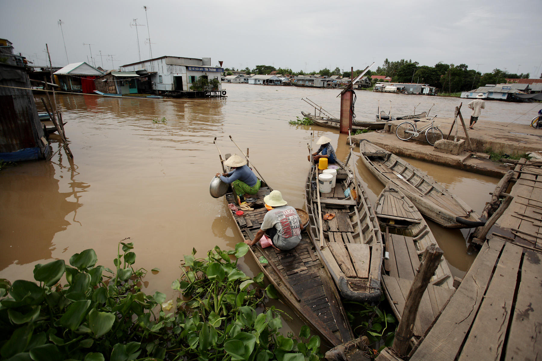Chau Doc - the harbour on the Mekong