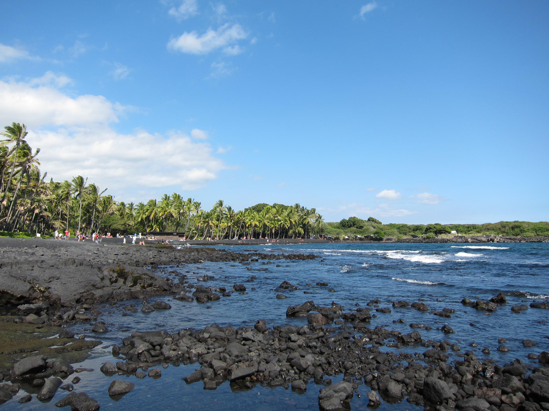 punaluu beach, hawaii