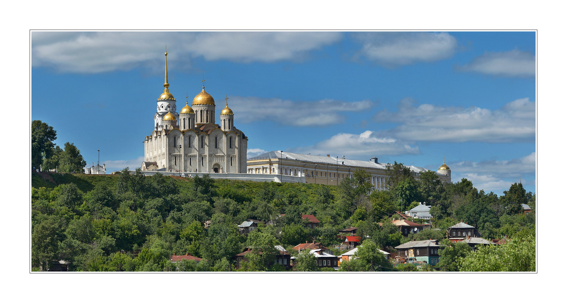 Vladimir, view from the bridge across Klyazma river