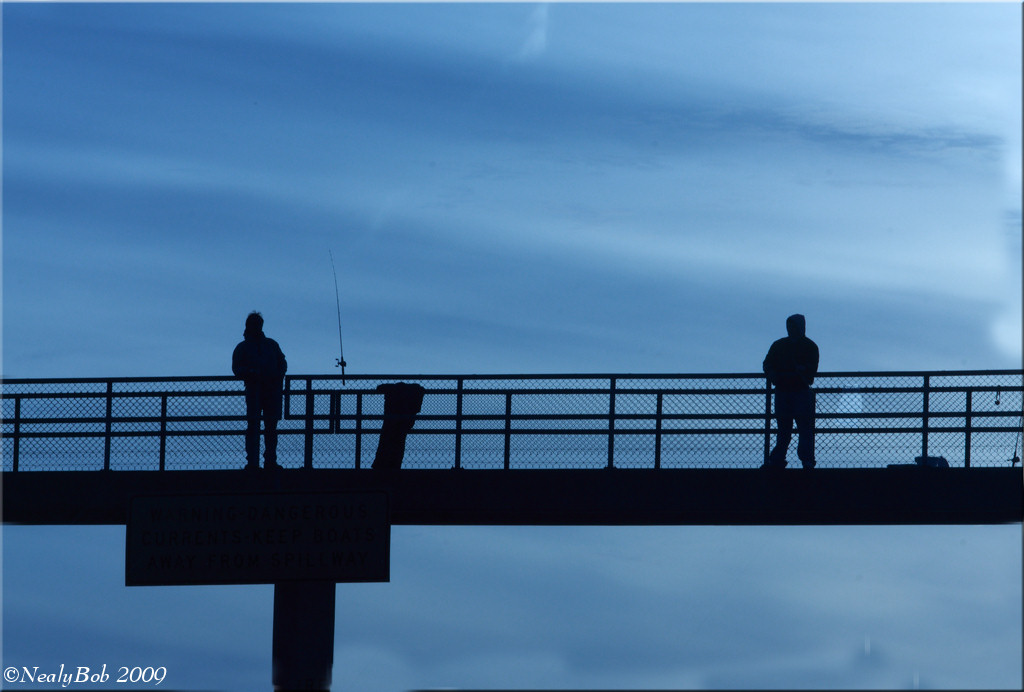 Fishing On The Spillway March 5