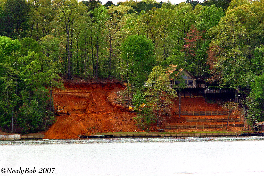 Construction Across The Lake