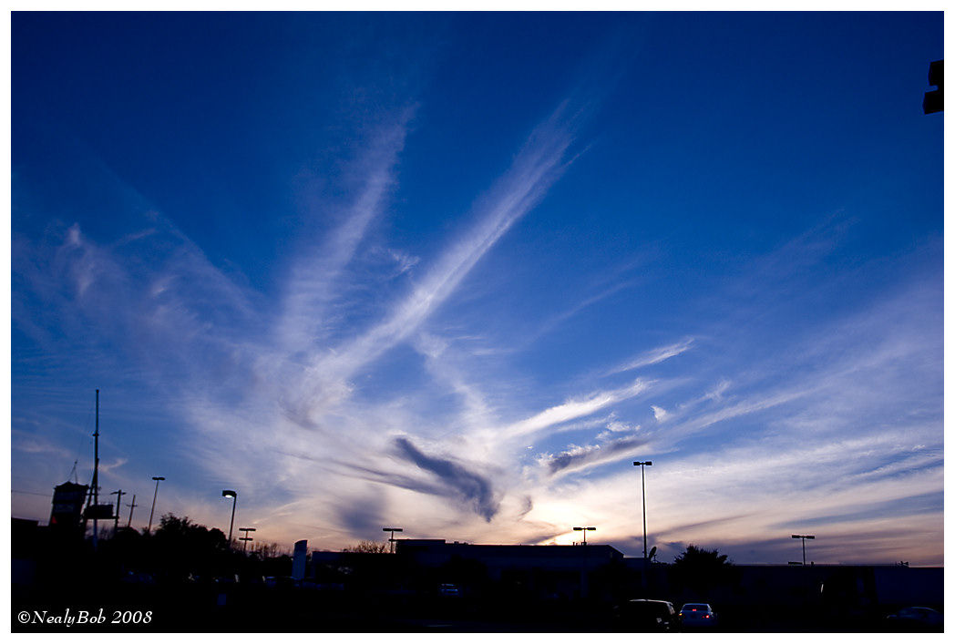 SunSet In Walmart Parking Lot