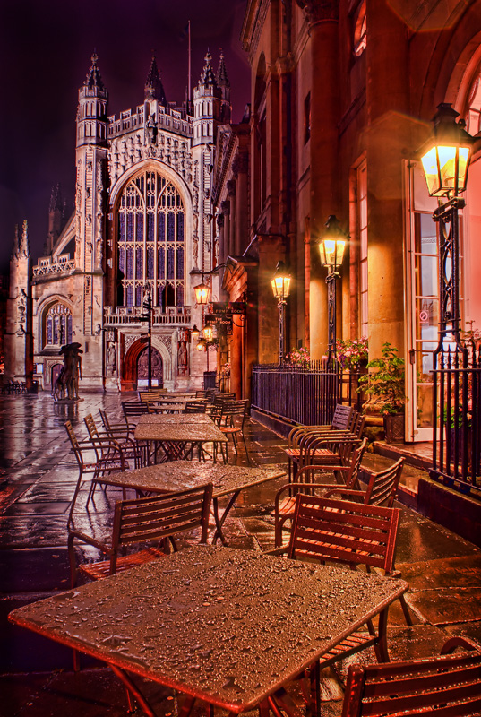 A night rain in Bath