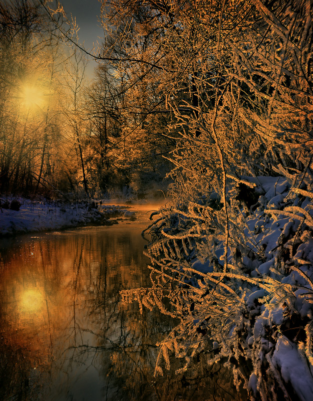Golden ice