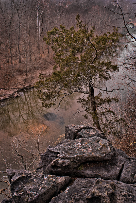 bluffs on Courtois Creek