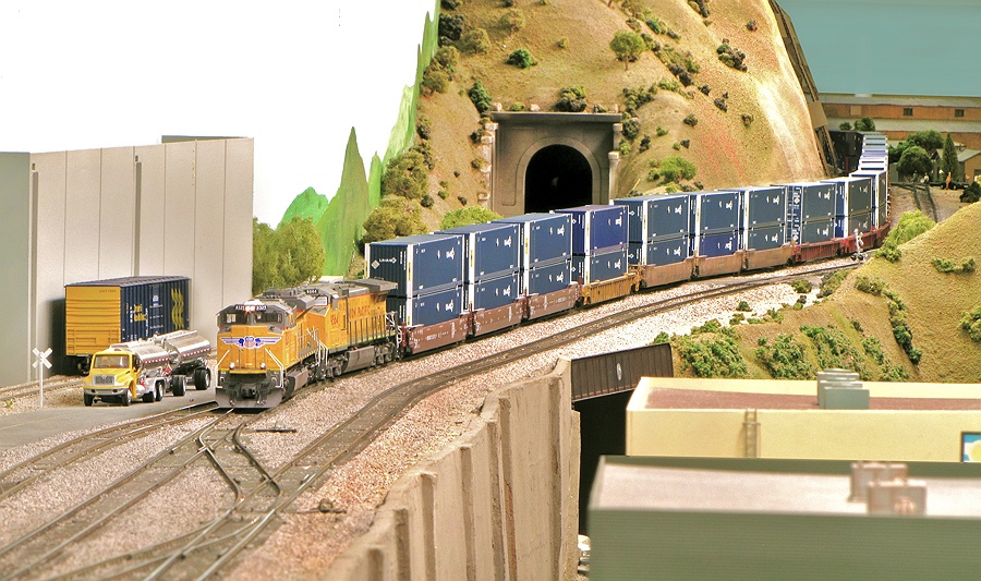 UMAX train at Bryn Mawr Jct.