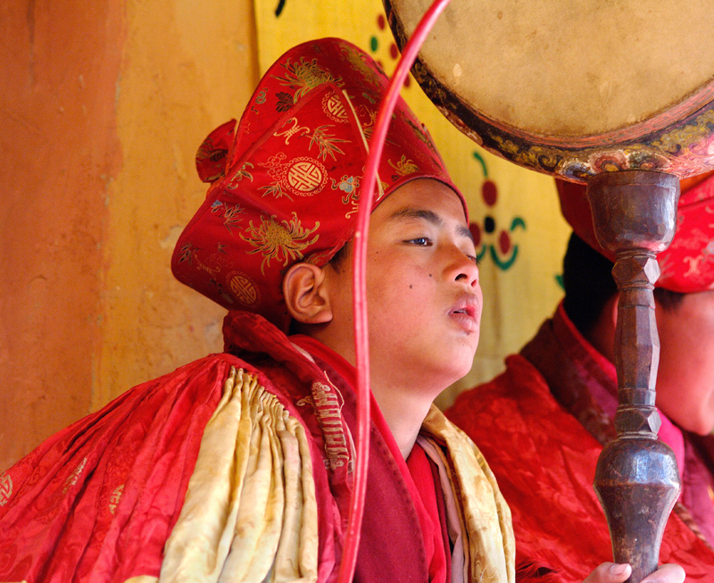 Monk - Trongsa Dzong