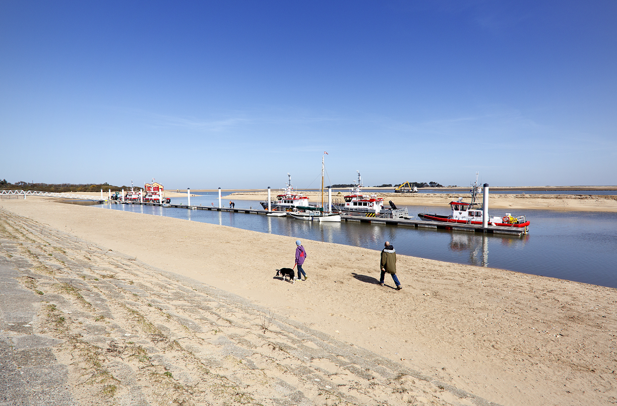 New man made harbour at Wells-next-the-Sea