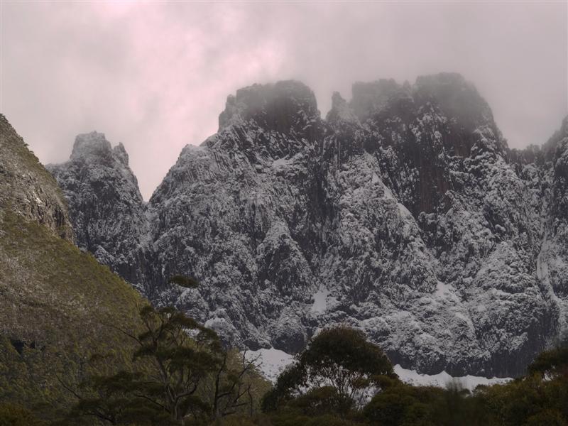 Mt Geryon with snow