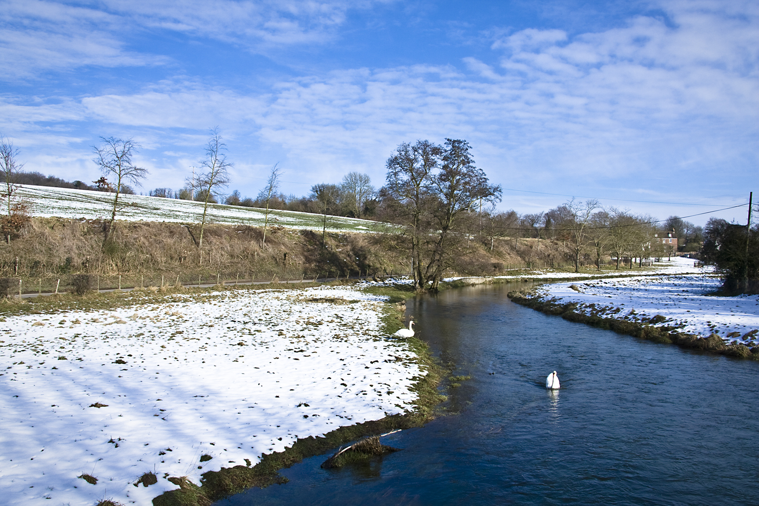 View across the river
