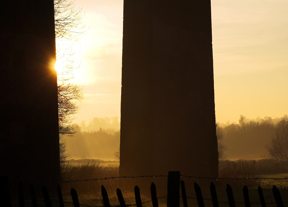 Through the arches