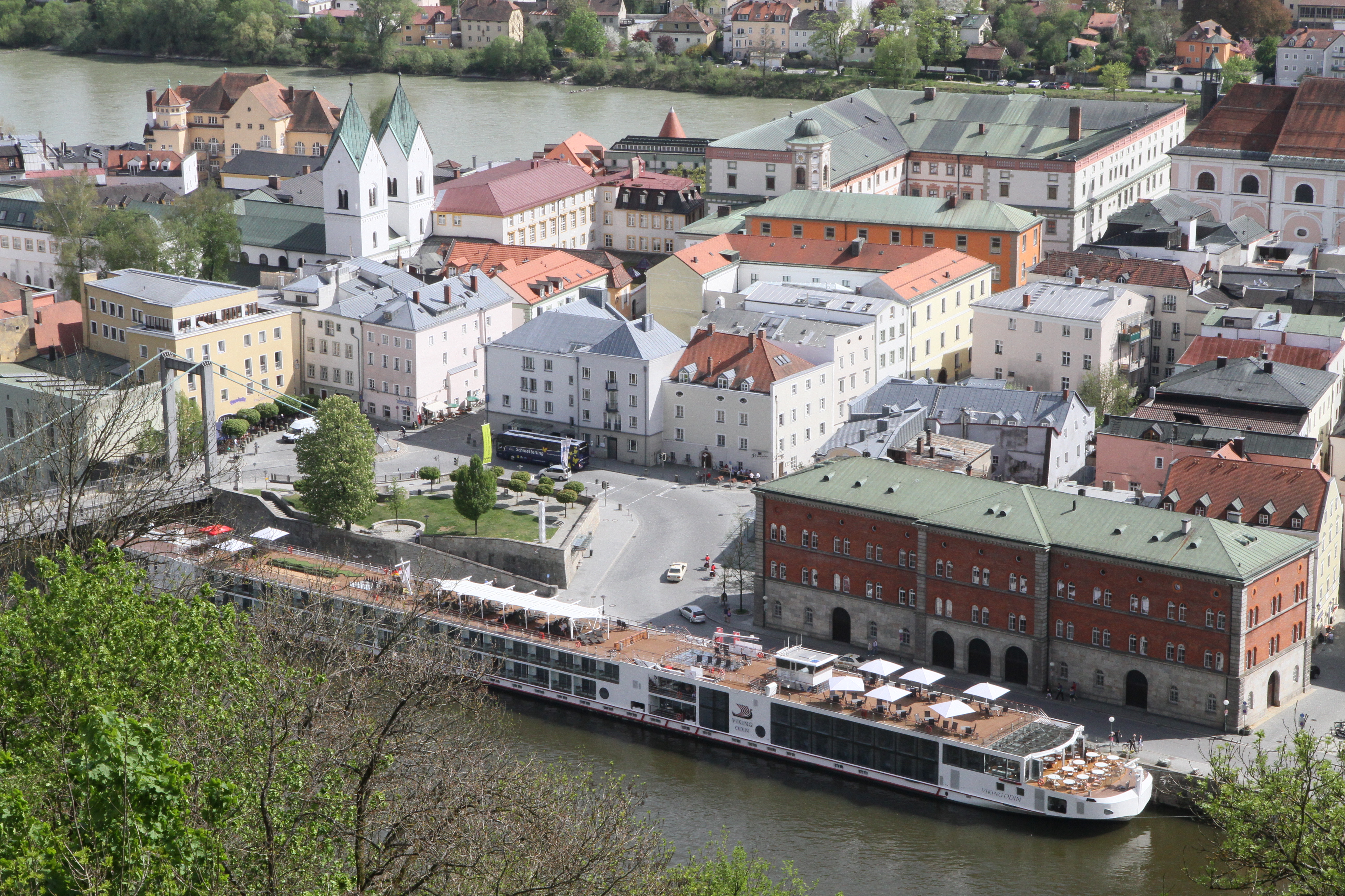 Viking Odin docked in Passau