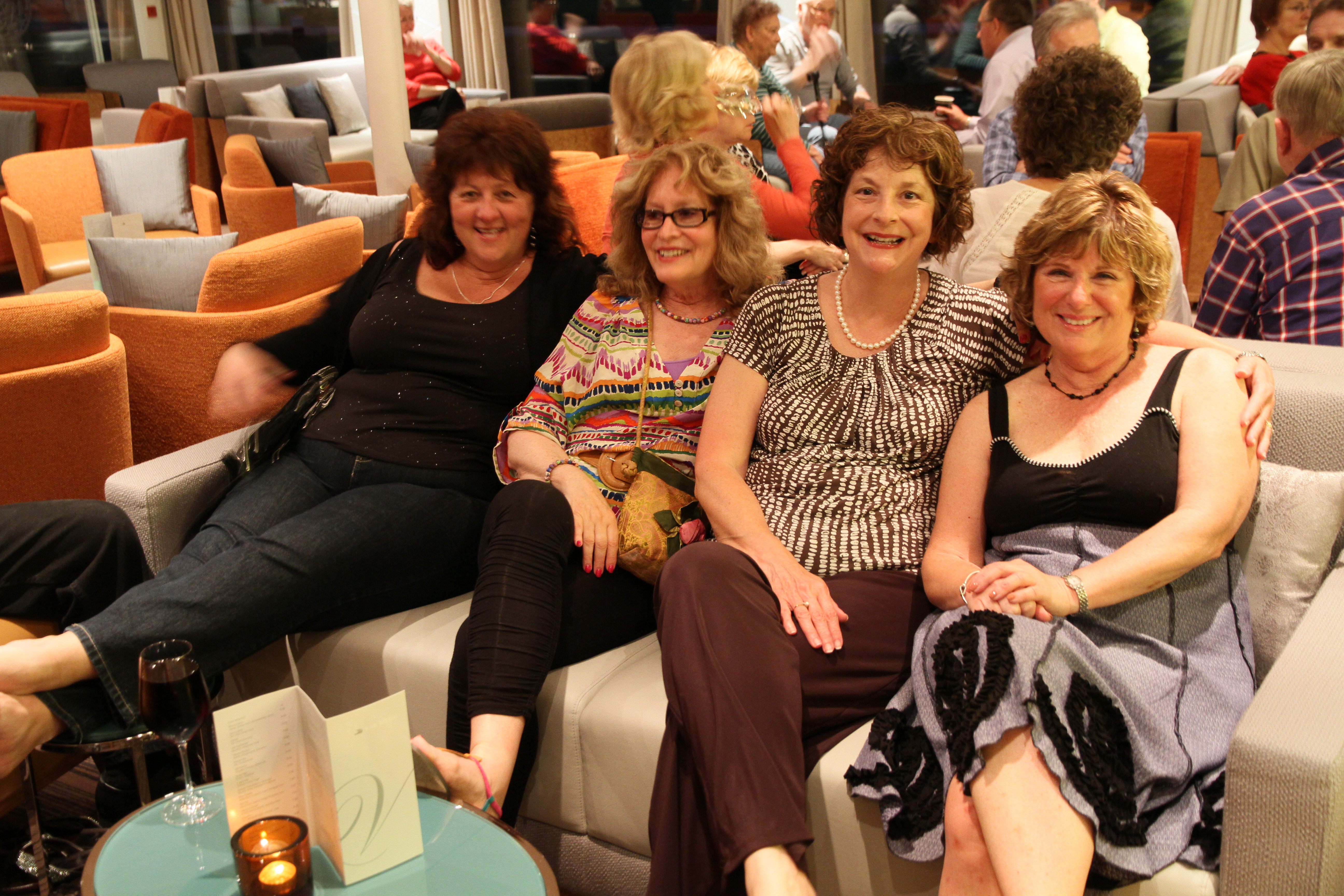 The ladies in the lounge