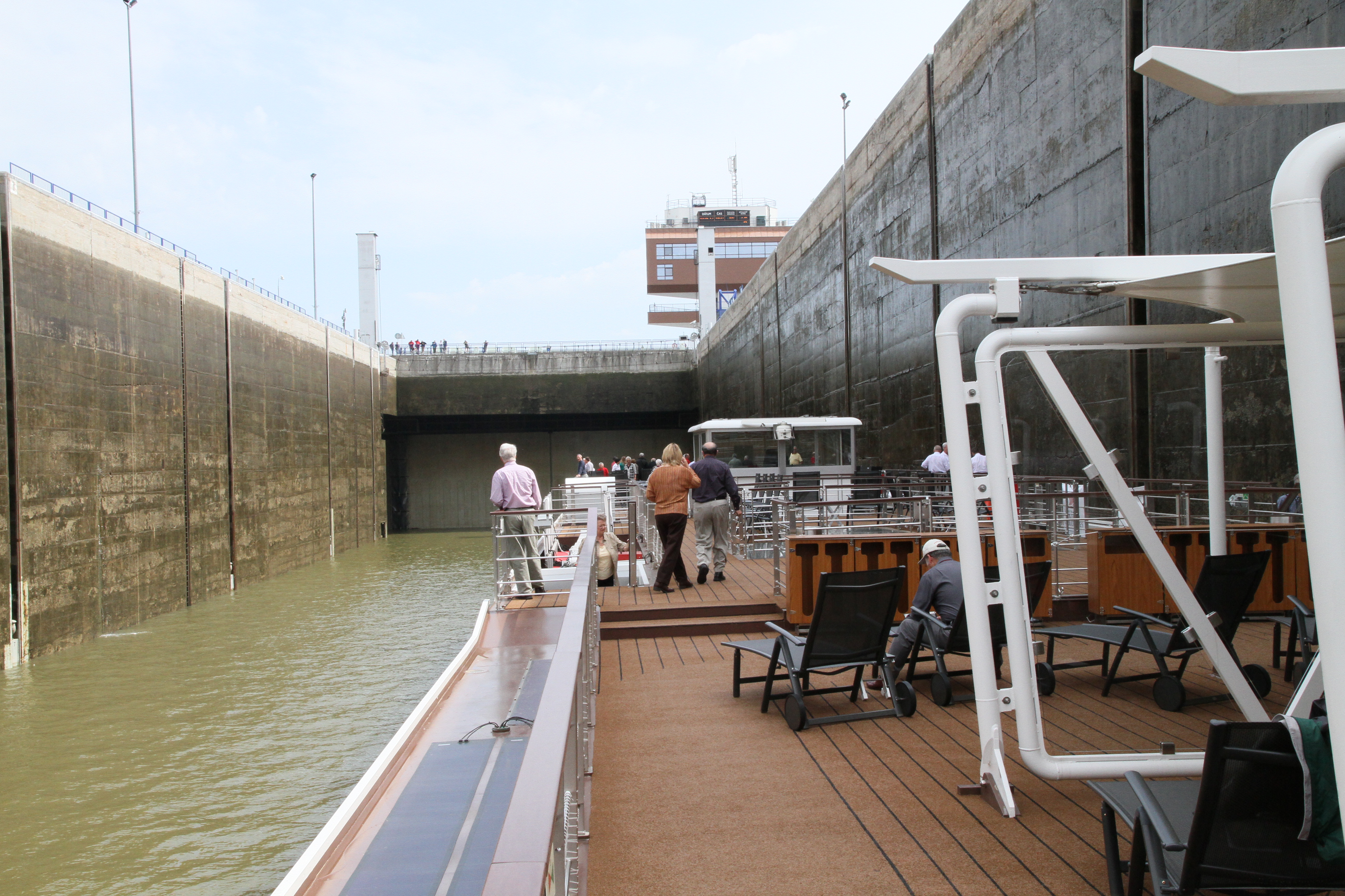 Gabcikovo lock-One of the Danubes deepest locks