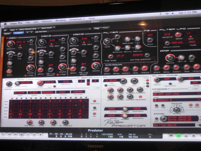 Predator softsynth - lovely sound