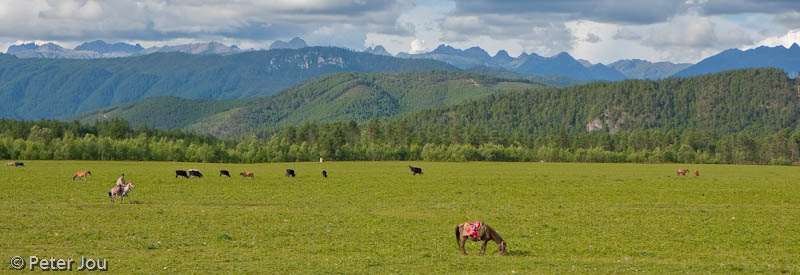 Country side, between Shangri-la and Lijiang