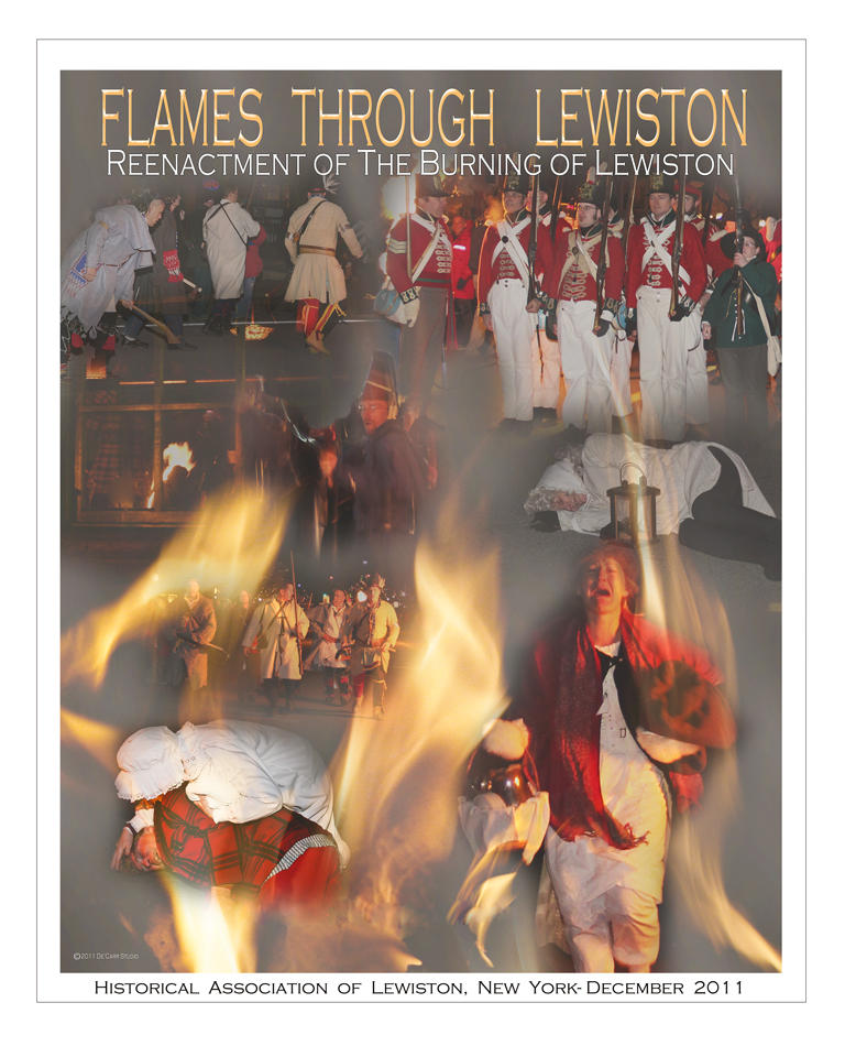 FLAMES THROUGH LEWISTON-2011-POSTER