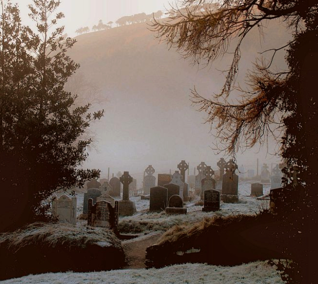Winter's grave enchantment


heavy frost
 Glendalough
County Wicklow