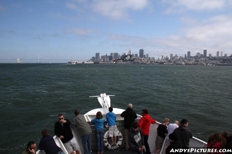 View of San Francisco from Alcatraz Boat
