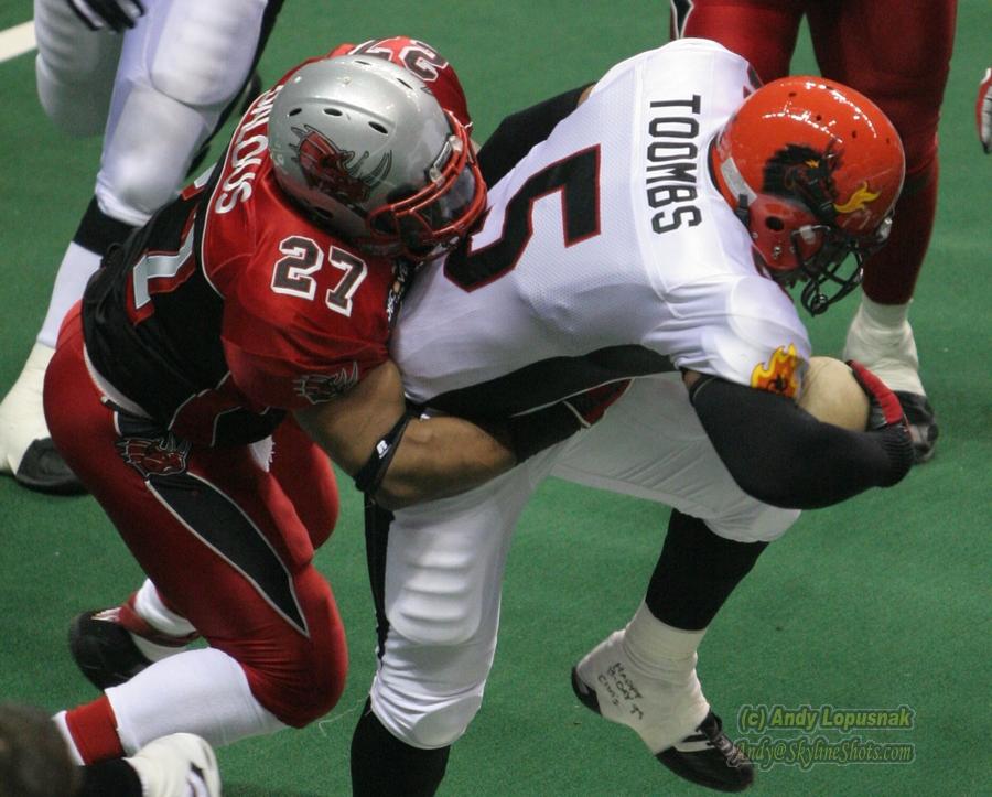 New York Dragons FB JaMar Toombs