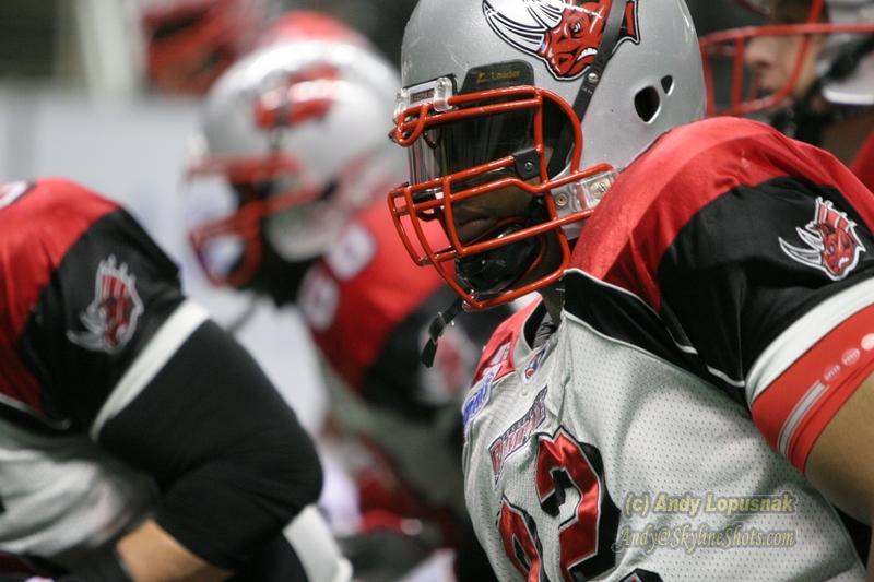 Grand Rapids Rampage lineman Winfield Garnett