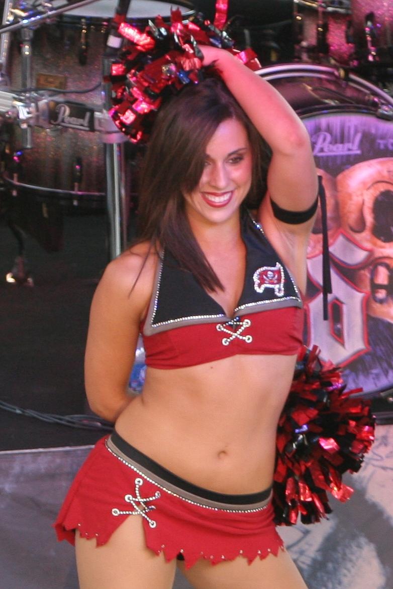 NFL Tampa Bay Buccaneers cheerleader