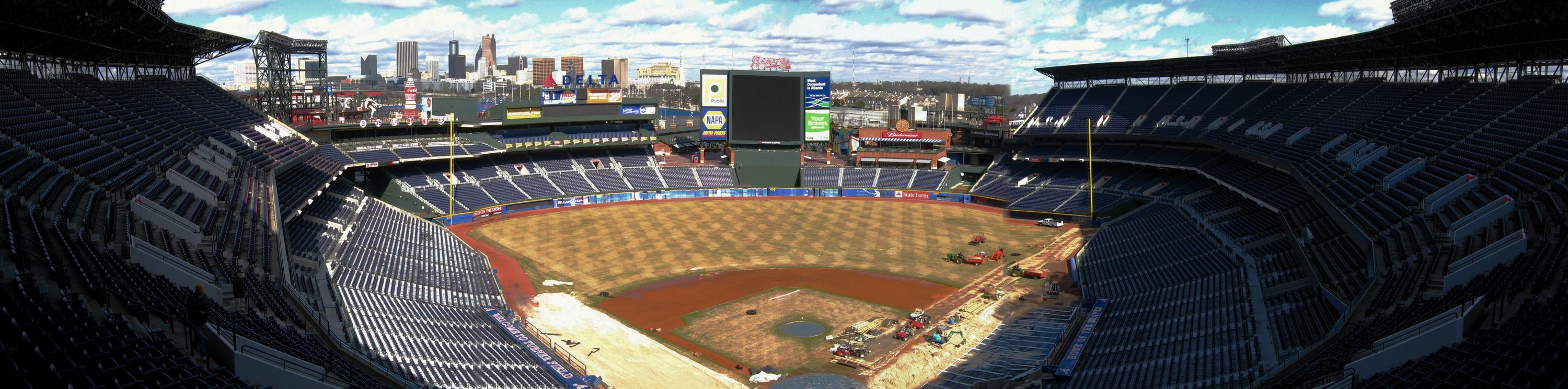 Panorama of Turner Field