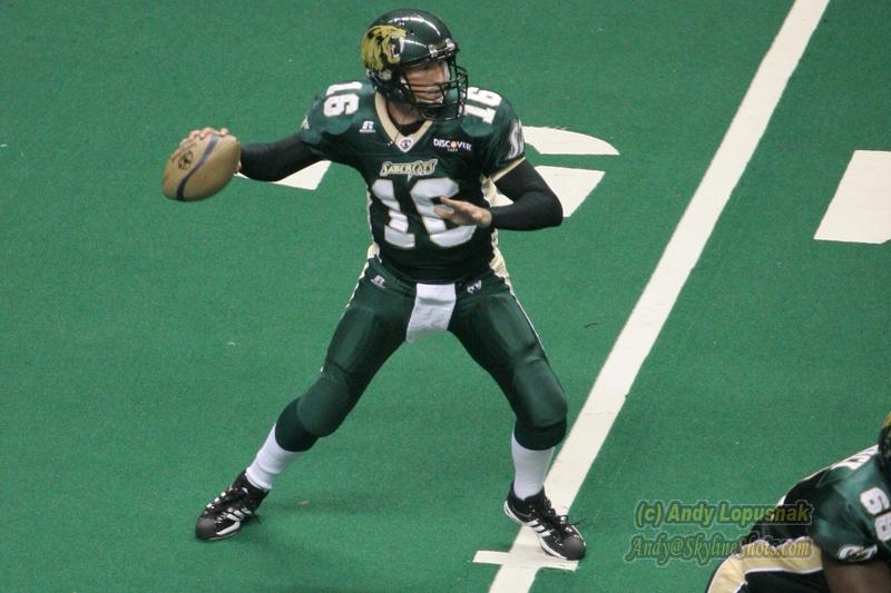 San Jose SaberCats QB Mark Grieb