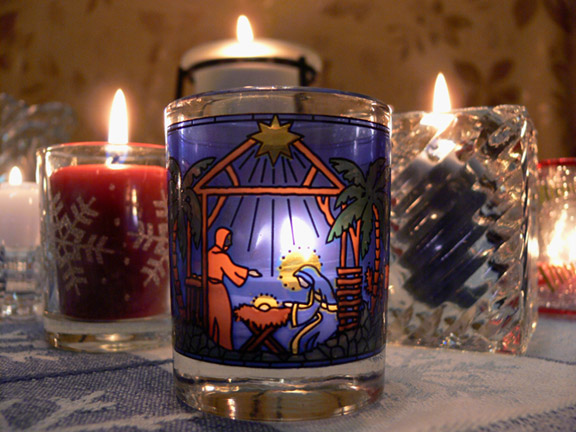 Nativity Candle