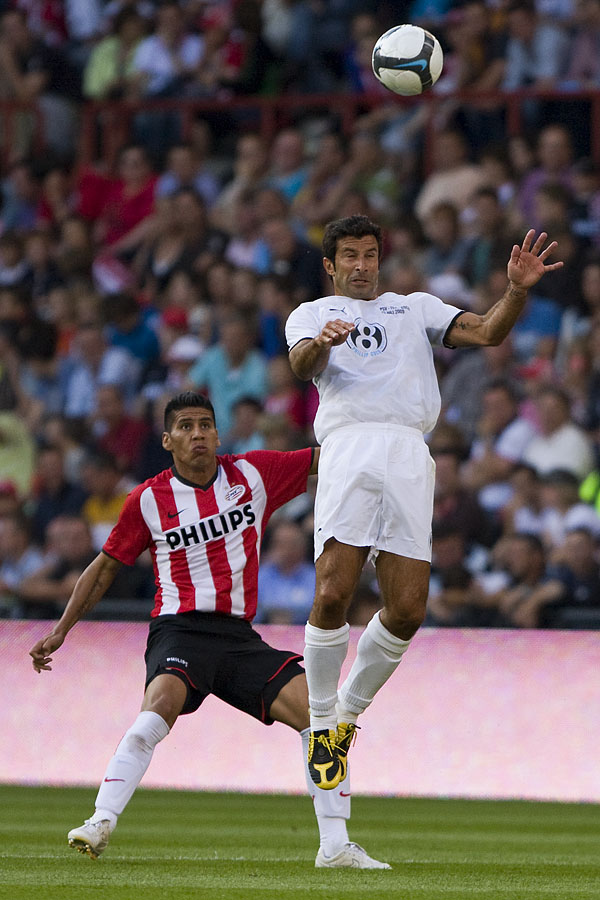 Luis Figo and Carlos Salcido