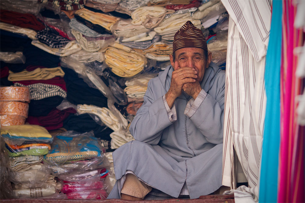 Shopkeeper in the Medina, Marrakesh