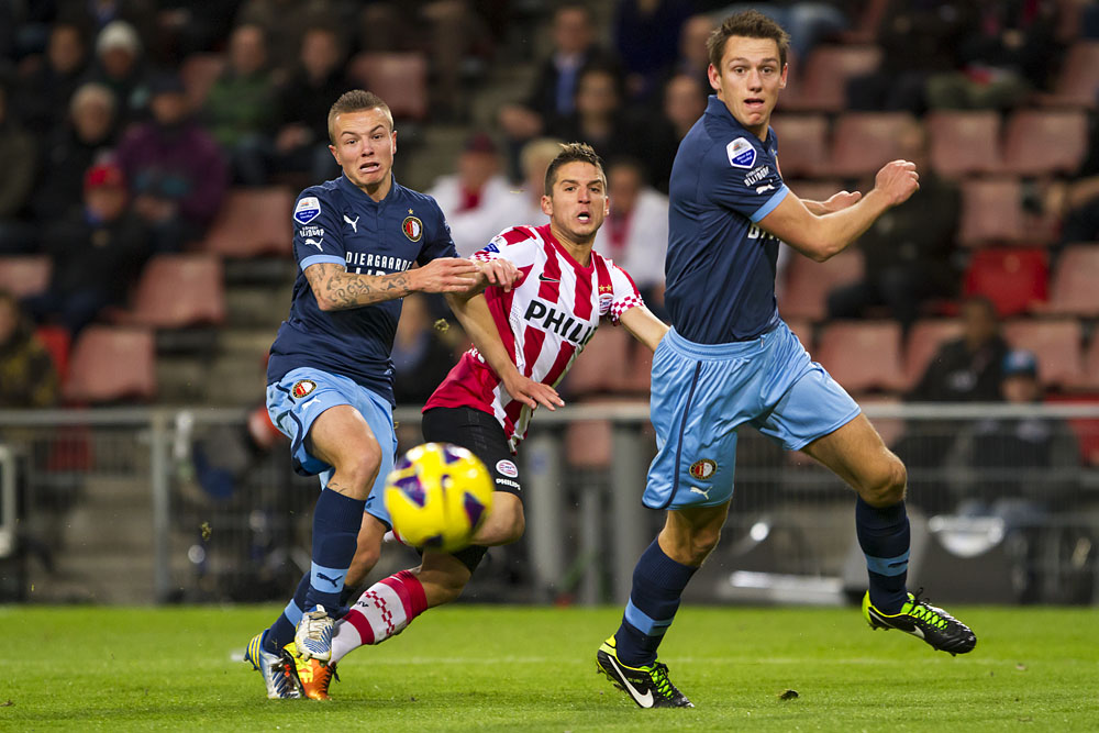 Jordy Clasie, Dries Mertens and Stefan de Vrij