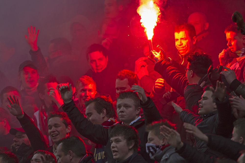 Crowd in the Philips Stadium