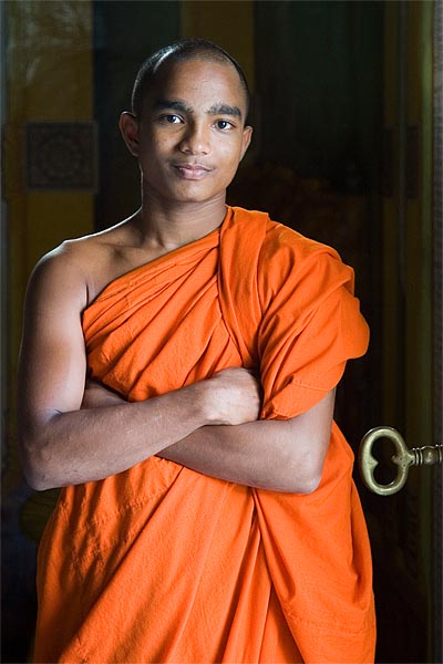 Monk in Hikkaduwa
