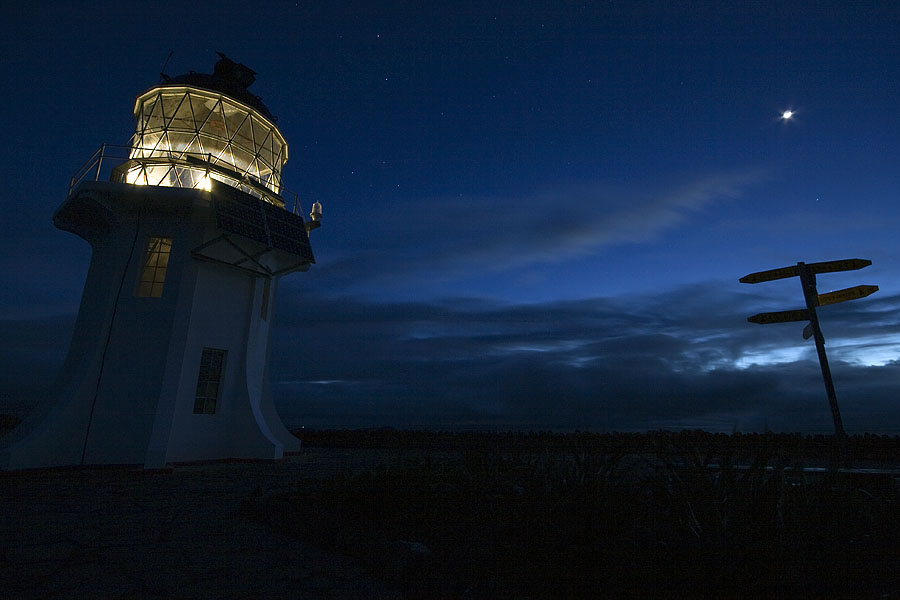 Cape Reinga at night