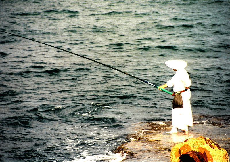 The  Fisherman in white