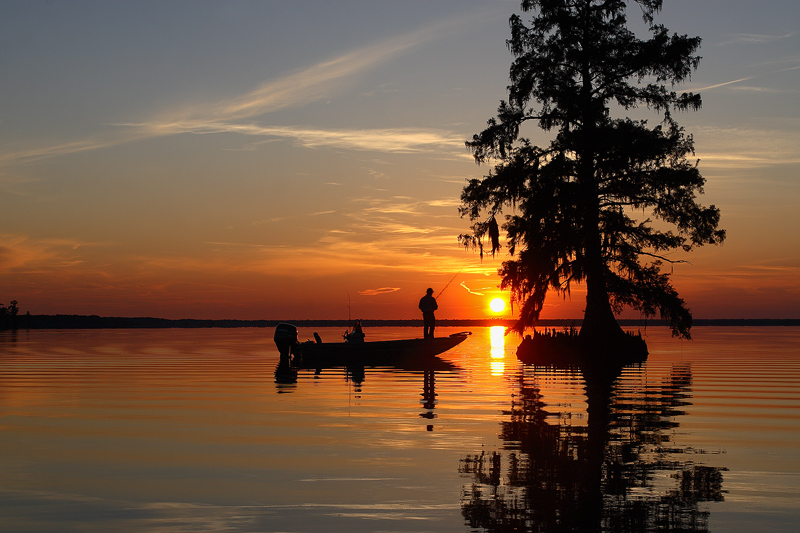 Fishing Sunset
