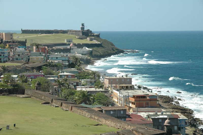 Looking toward El Morro